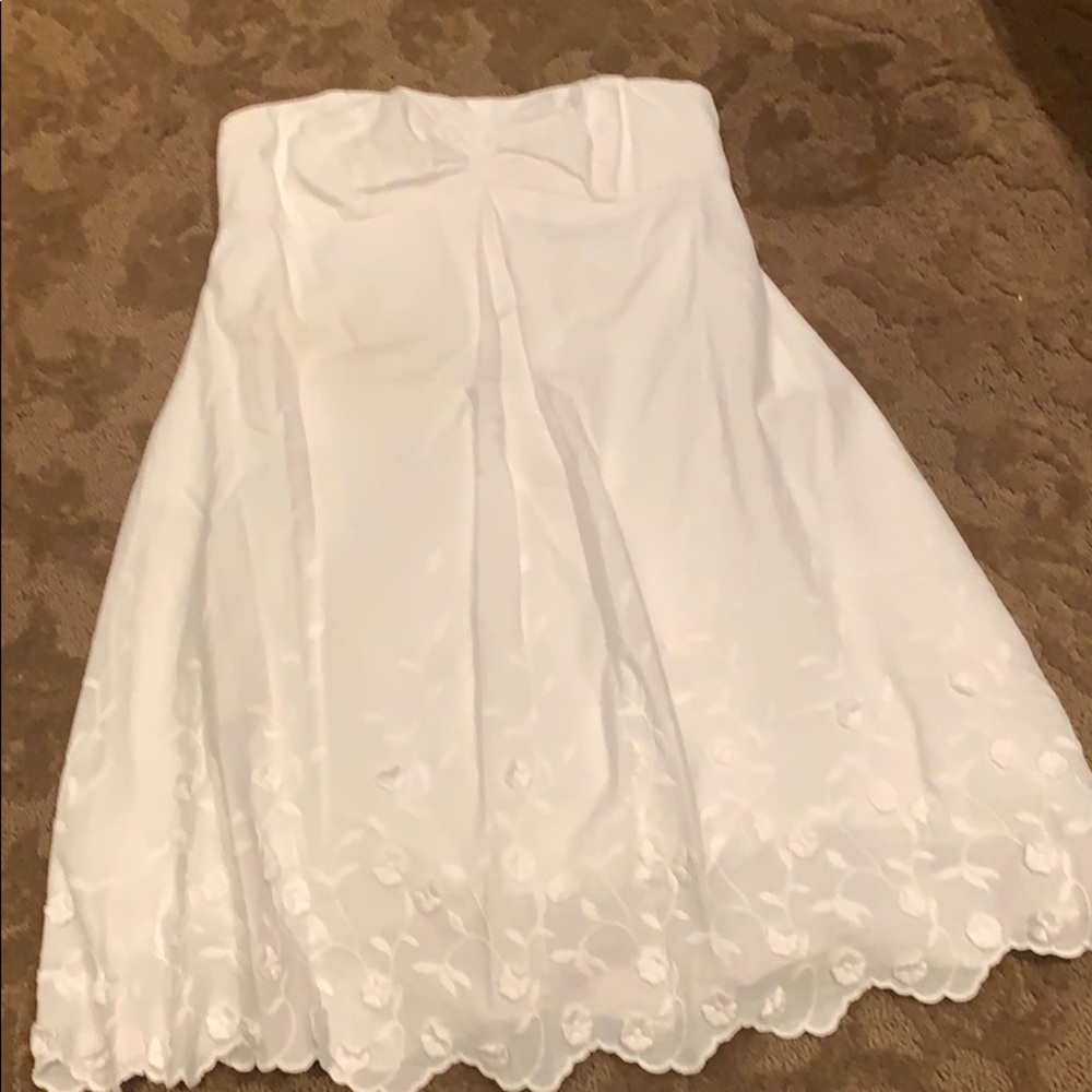 Women’s Lily Pulitzer White Strapless Dress size 6